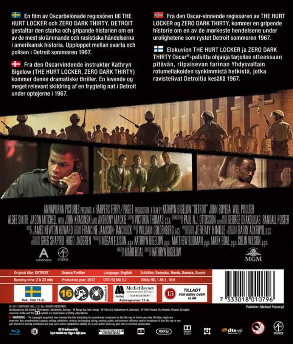 Detroit (2017) (Blu-Ray)