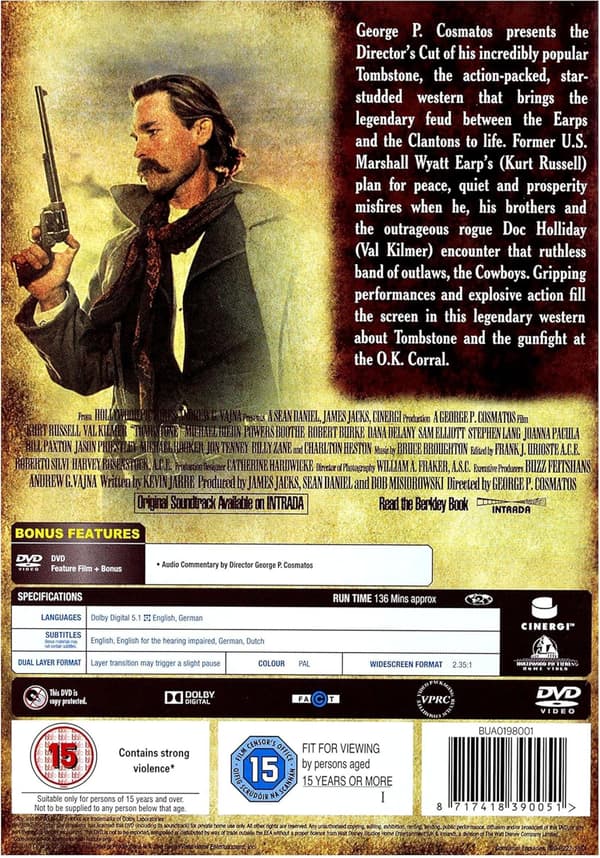 Tombstone (1993) (DVD)