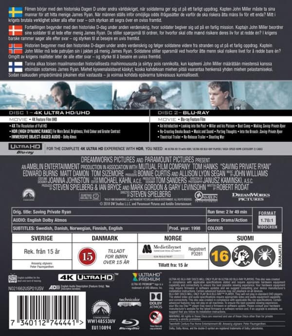 Saving Private Ryan (1998) (4K UHD)