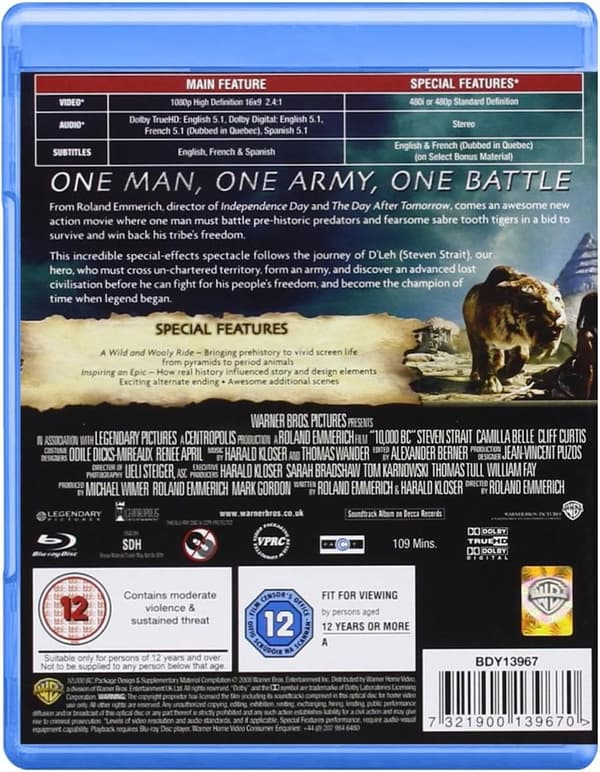 10,000 BC (2008) (Blu-Ray)