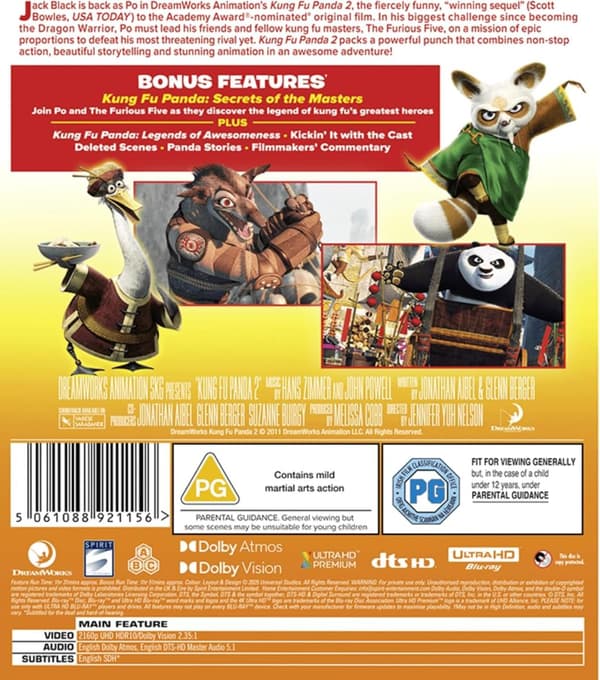 Kung Fu Panda 2 (2011) (4K UHD)