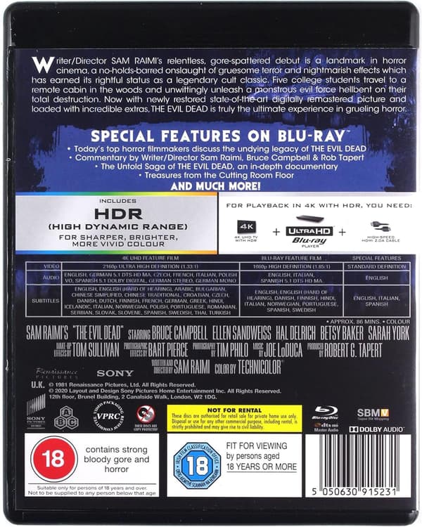 Evil Dead (1981) (4K UHD)