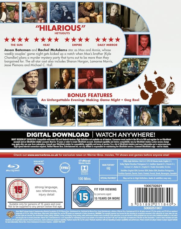 Game Night (2018) (Blu-Ray)