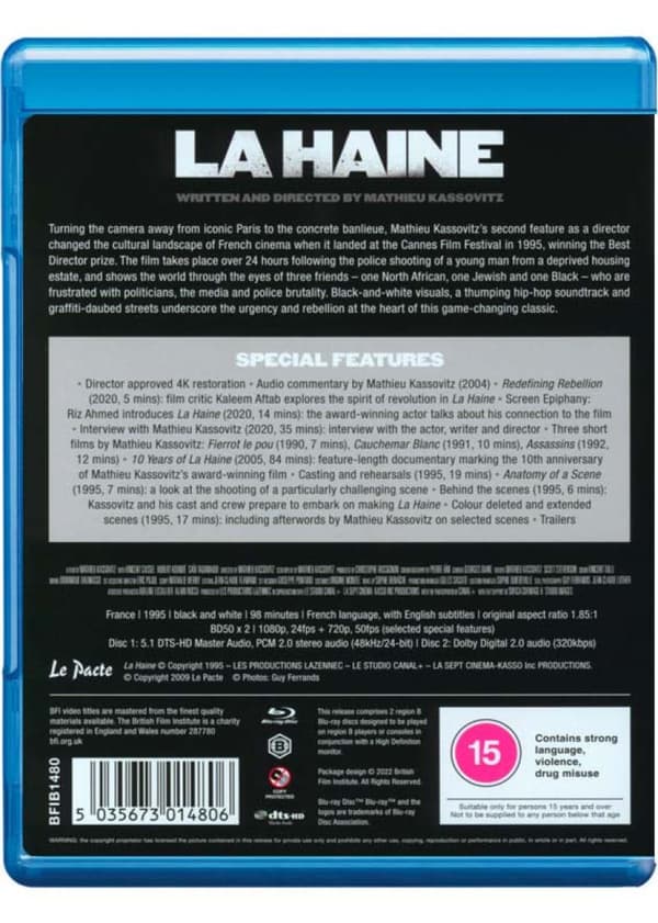 La Haine (1995) (Blu-Ray)