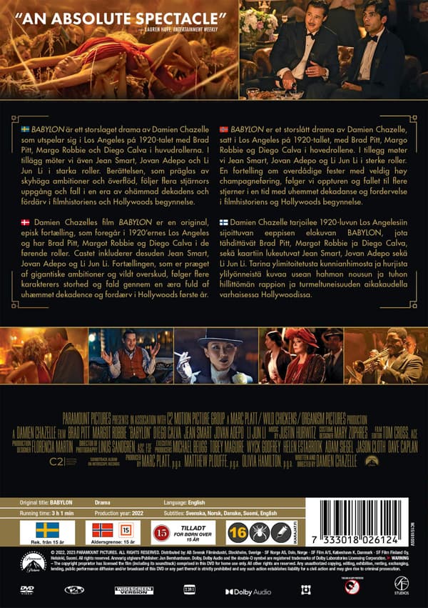 Babylon (2022) (DVD)