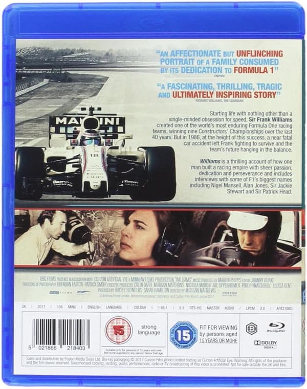 Williams (2017) (Blu-Ray)