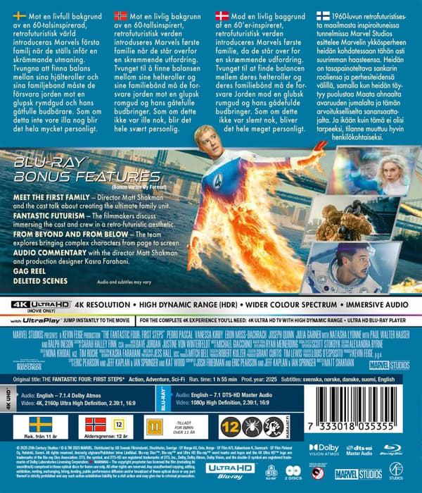 Fantastic Four: First Steps (2025) (4K UHD)