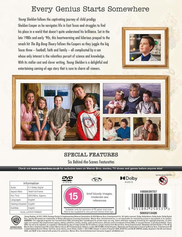 Young Sheldon The Complete Series (2017-2024) (DVD)