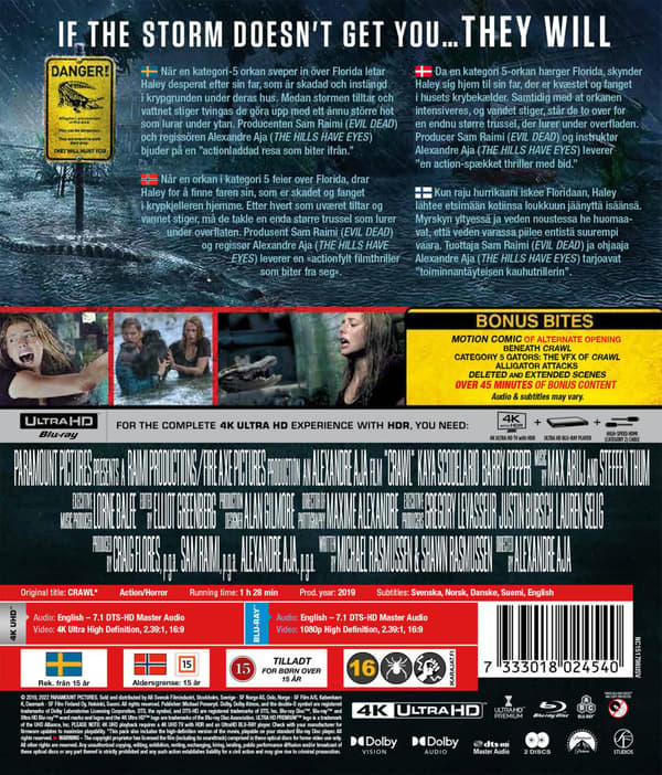 Crawl (2019) 4K UHD (svensk text)