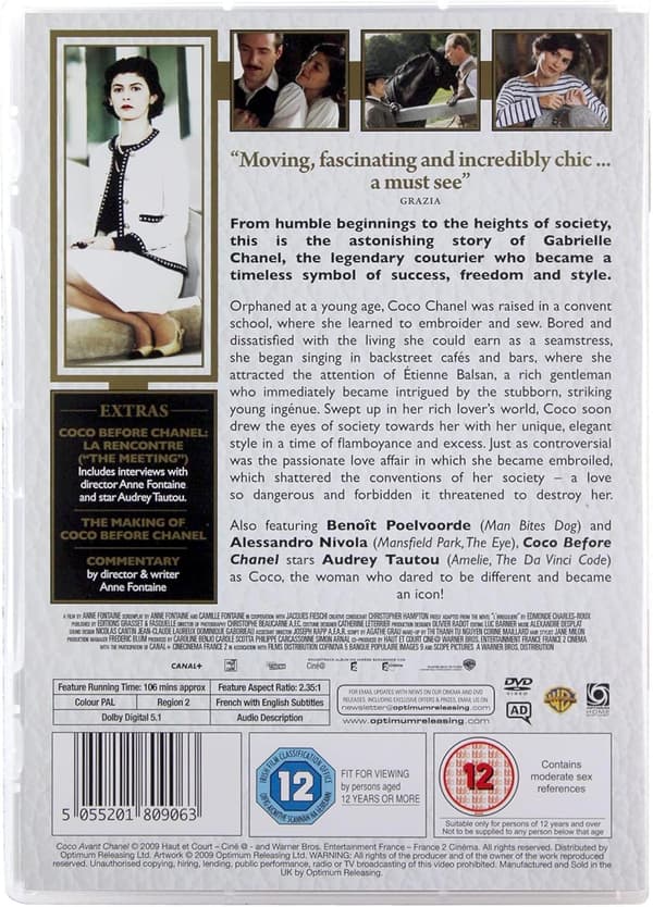 Coco Before Chanel (2009) (DVD)