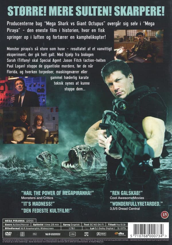 Mega Piranha (2010) (DVD)