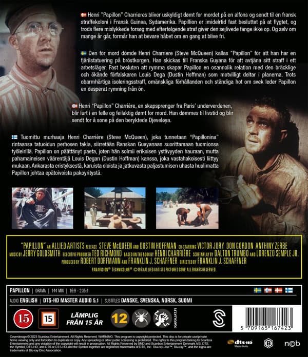 Papillon (1973) (Blu-Ray)