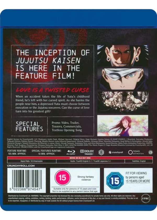Jujutsu Kaisen 0 (2021) (Blu-Ray)