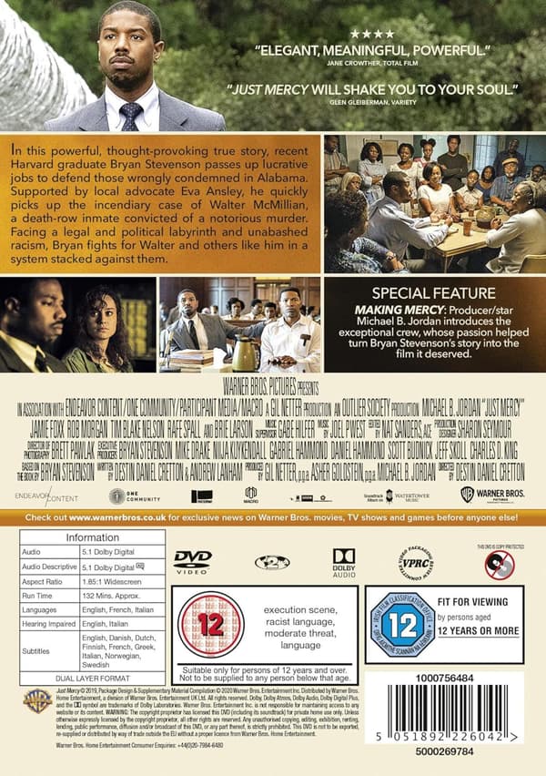 Just Mercy (2019) (DVD)