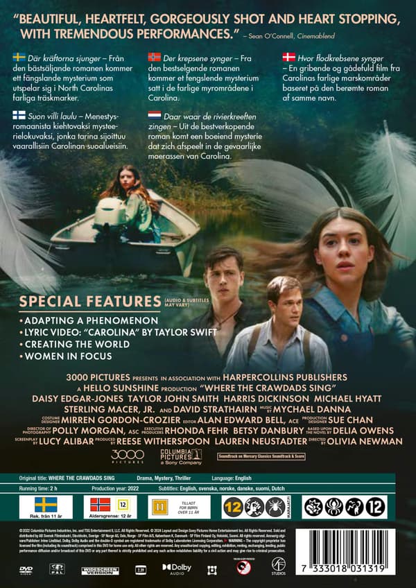 Where The Crawdads Sing (2022) (DVD)