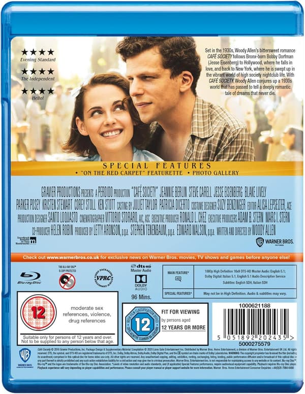 Café Society (2016) (Blu-Ray)