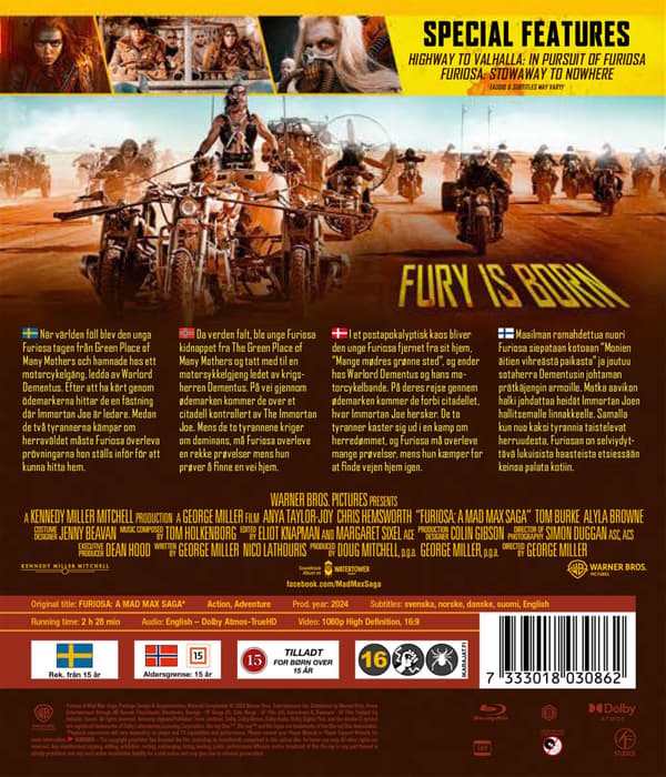 Mad Max 5: Furiosa (2024) (Blu-Ray)
