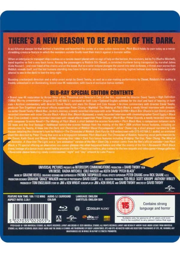 Pitch Black (2000) (Blu-Ray)