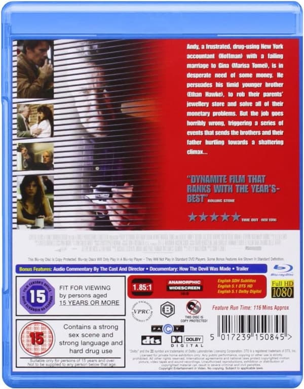 Before the Devil Knows Youre Dead (2007) Blu-Ray (import)