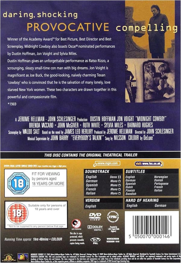 Midnight Cowboy (1969) (DVD)