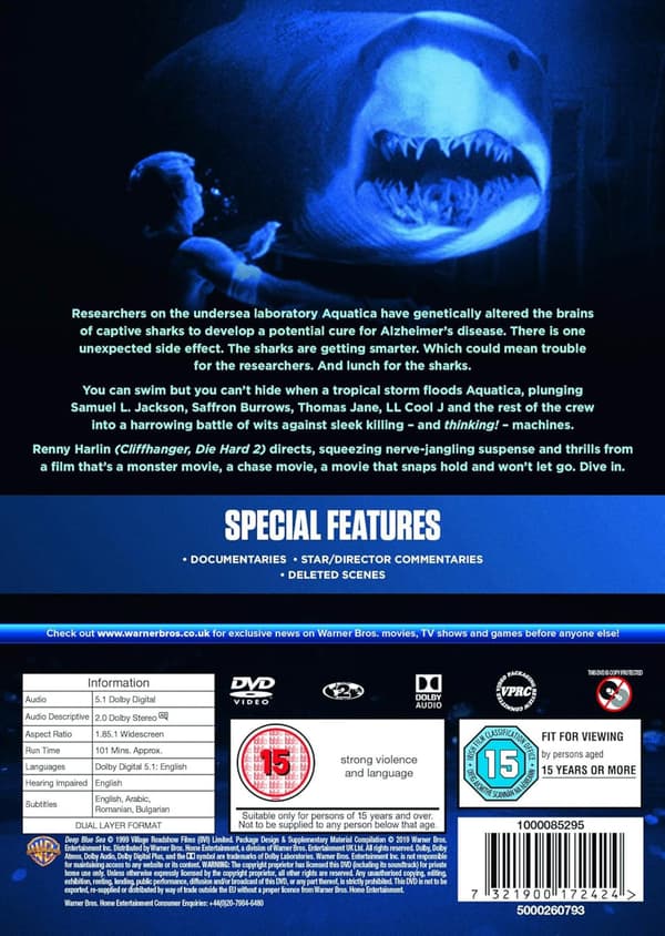 Deep Blue Sea (1999) (DVD)