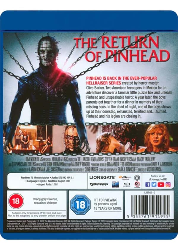 Hellraiser 9: Revelations (2011) (Blu-Ray)