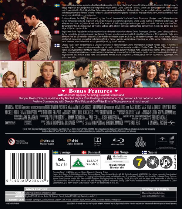 Last Christmas (2019) (Blu-Ray)