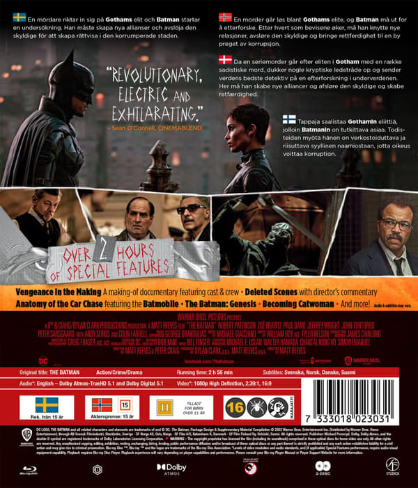 Batman: The Batman (2022) (Blu-Ray)