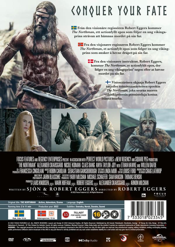 The Northman (2022) (DVD)
