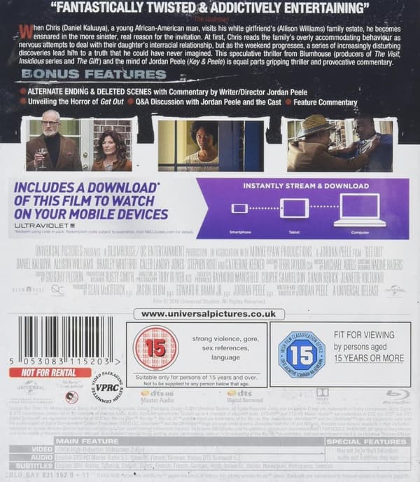 Get Out (2017) (Blu-Ray)