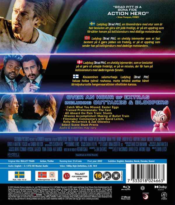 Bullet Train (2022) (Blu-Ray)