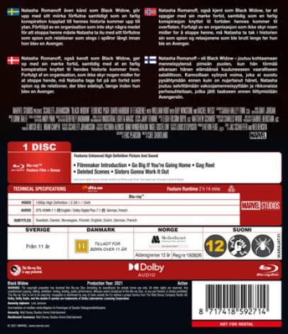 Black Widow (2021) (Blu-Ray)