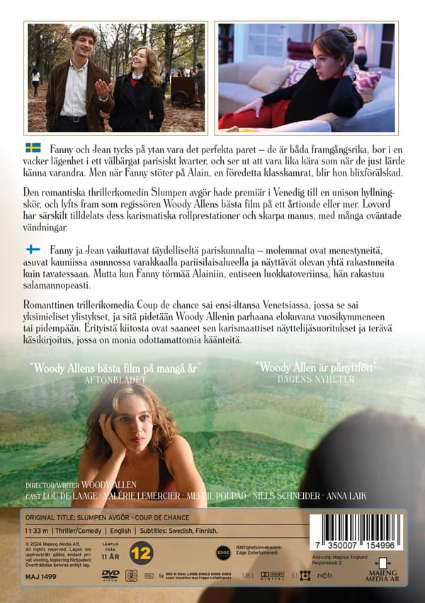 Slumpen avgör (2023) (DVD)