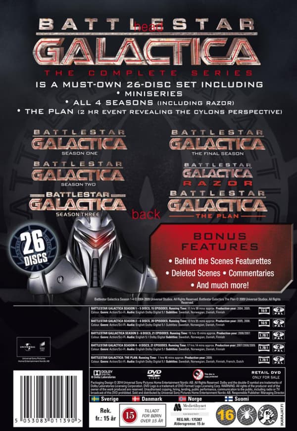 Battlestar Galactica The Complete Series (2004-2009) (DVD)