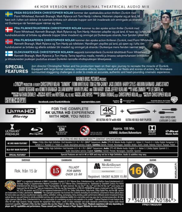 Dunkirk (2017) (4K UHD)