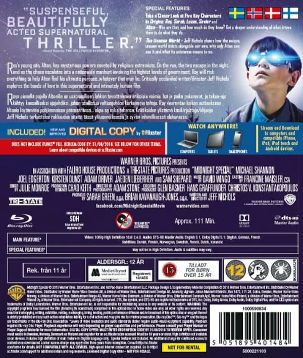 Midnight Special (2016) (Blu-Ray)