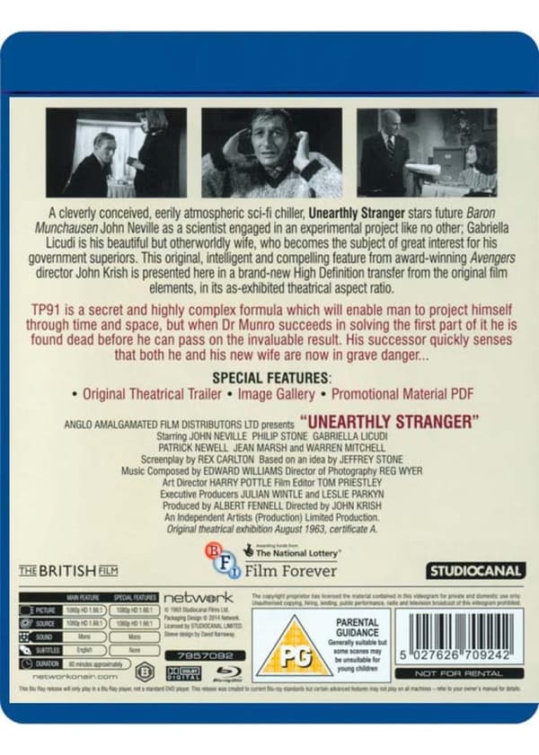 Unearthly Stranger (1963) (Blu-Ray)