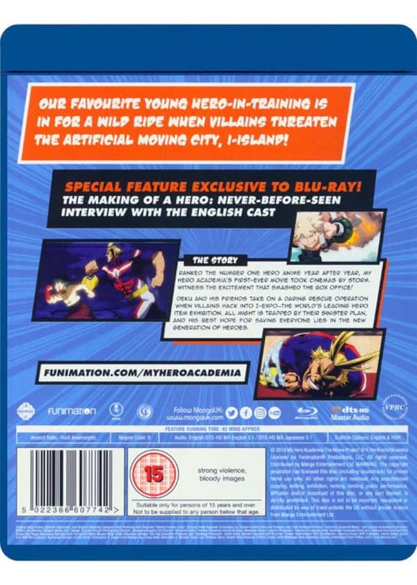 My Hero Academia: Two Heroes (2018) (Blu-Ray)