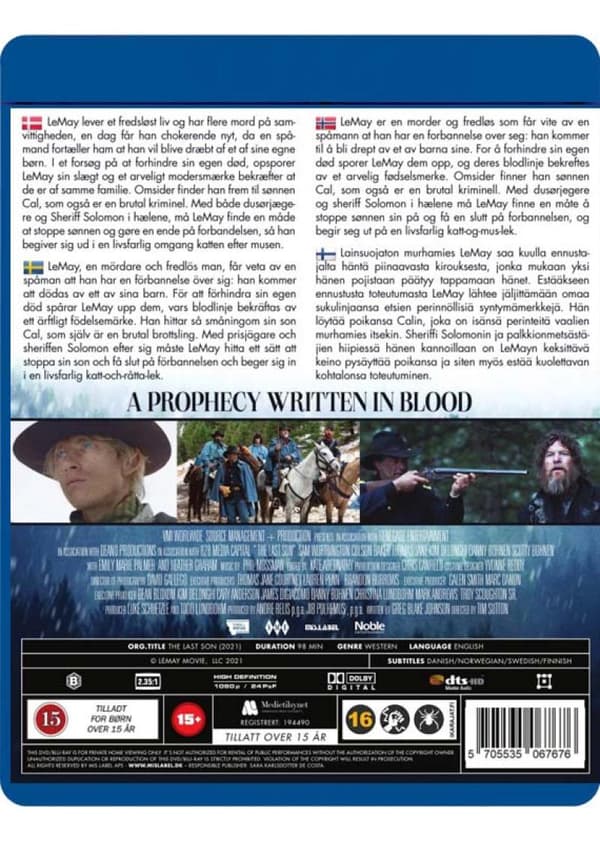 The Last Son (2021) Blu-Ray (svensk text)