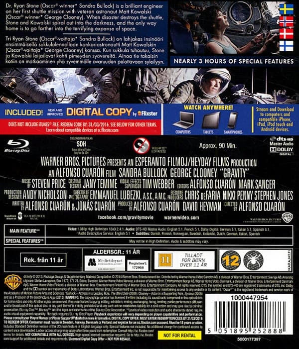 Gravity (2013) (Blu-Ray)