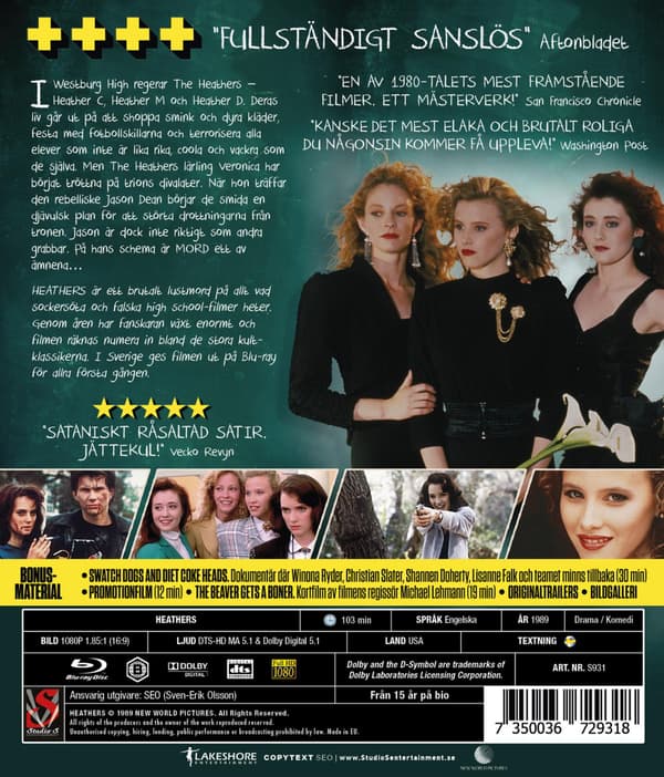 Heathers (1988) (Blu-Ray)