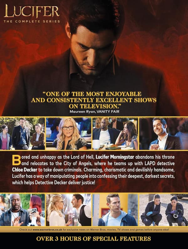 Lucifer The Complete Series (2016-2021) (DVD)