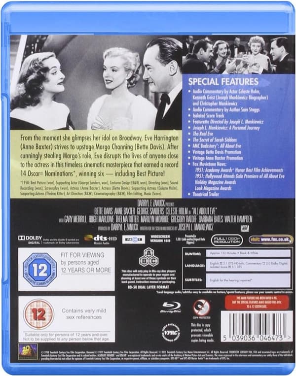 All About Eve (1950) (Blu-Ray)
