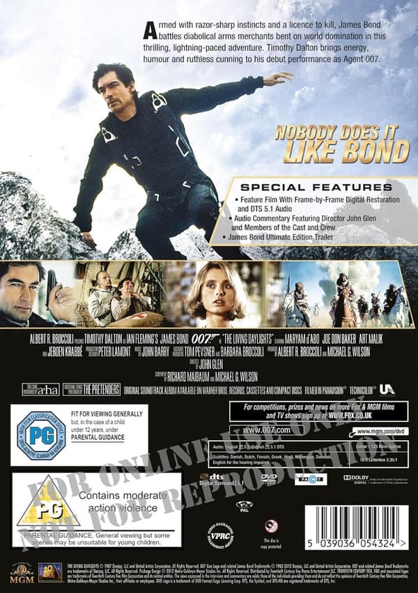 The Living Daylights (1987) (DVD)