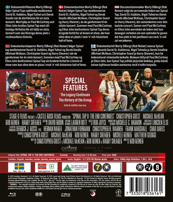 Spinal Tap II: The End Continues (2025) (Blu-Ray)
