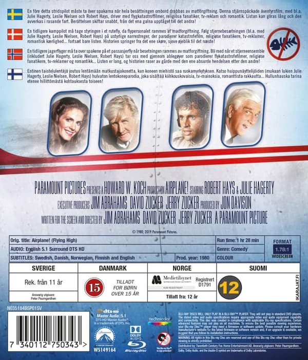 Airplane (1980) (Blu-Ray)