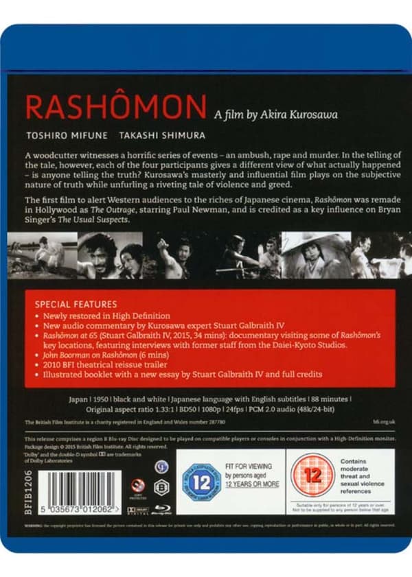 Rashomon (1950) (Blu-Ray)