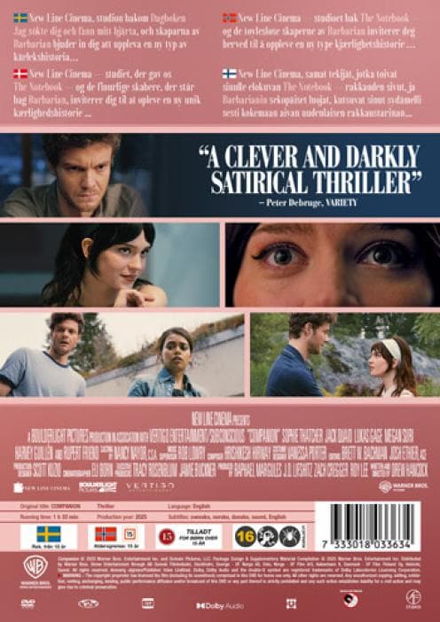 Companion (2025) (DVD)