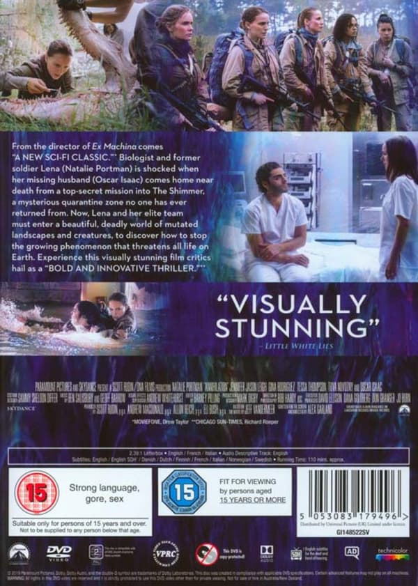Annihilation (2018) (DVD)