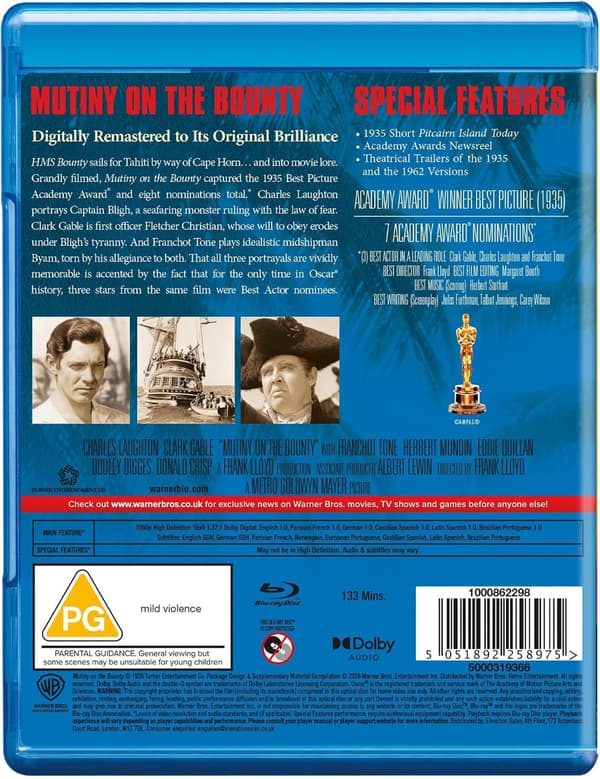 Mutiny on the Bounty (1935) (Blu-Ray)